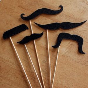 Movember stick mustache ideas