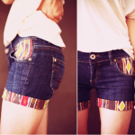 customize shorts with a T-shirt