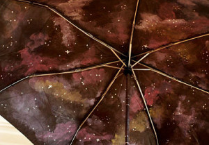 painting a galaxy umbrella
