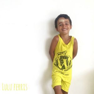 recycle T-shirts into a romper