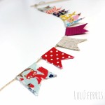 recycling fabric mini-garland