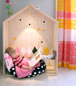 children's reading corner