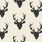 Nordic-design fabrics reindeer
