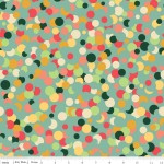 mint-colored fabrics confetti
