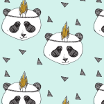 Nordic-design fabrics pandas
