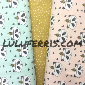 Lulú Ferris panda bear fabrics