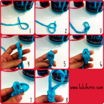 T-shirt yarn bracelet tutorials