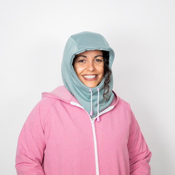 Two-in-One Hood and Neck Warmer for Kids and Adults