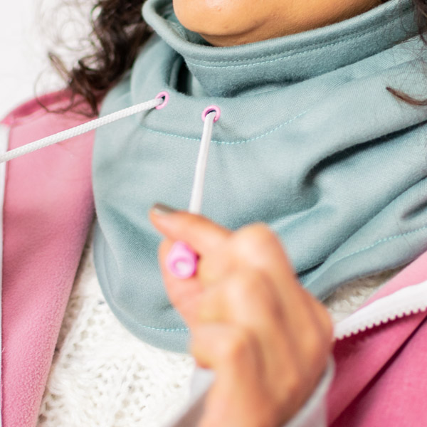 Two-in-One Hood and Neck Warmer for Kids and Adults