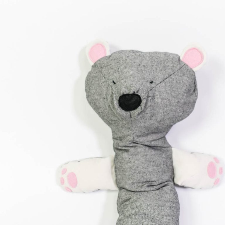 Bear-Shaped Crib Bumper