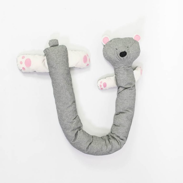 Bear-Shaped Crib Bumper
